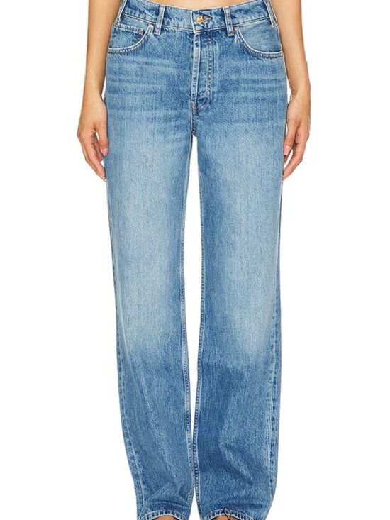 Anine Bing Denim - NEW ANINE BING Gavin Long Jeans Atlantic Blue 30